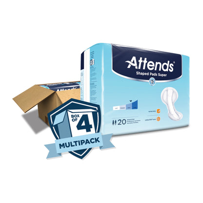 Attends® Shaped Bladder Control Pads, Super