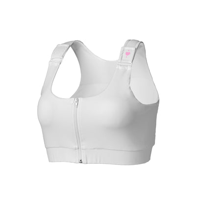 Shirl Post Surgical Bra, White, X-Large