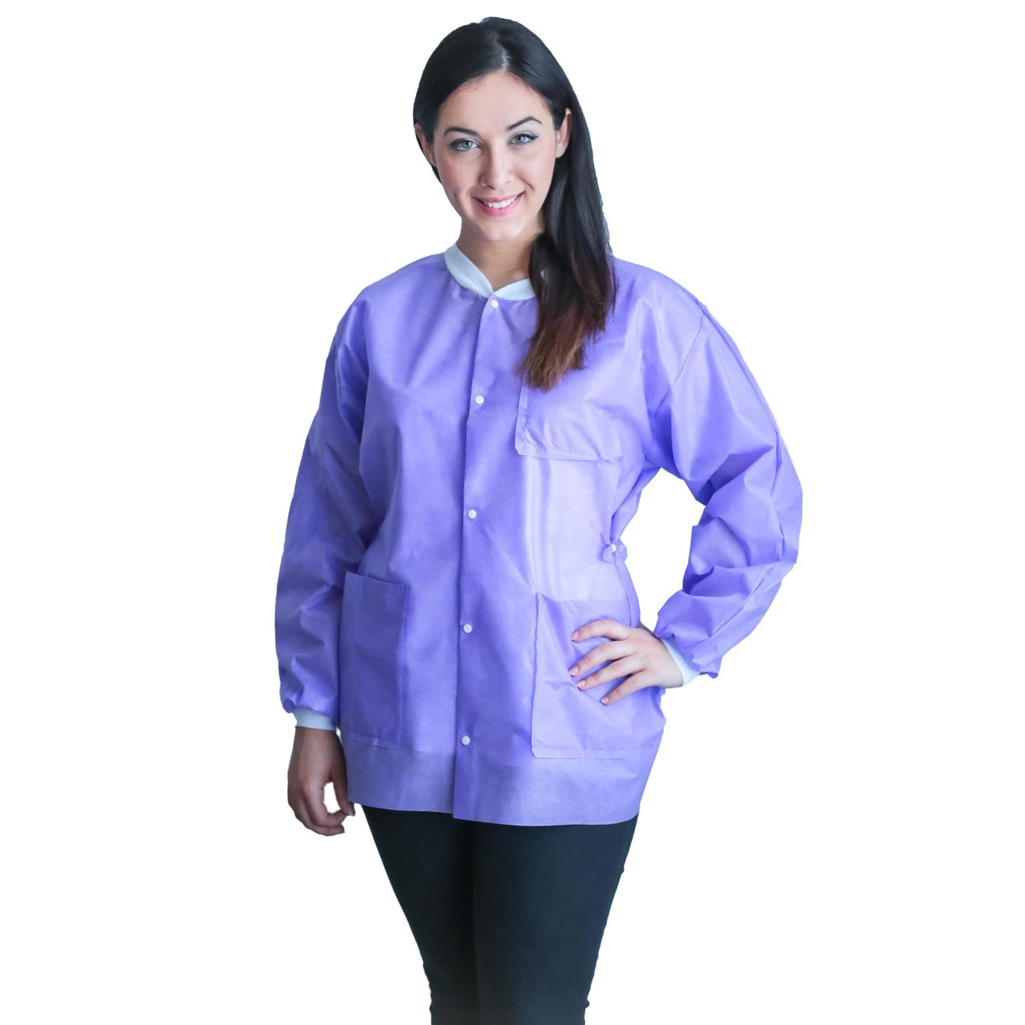 FitMe™ Lab Jacket, Lavender, Medium