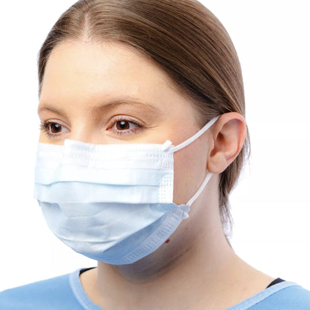 Cardinal AT71021M Procedure Mask Health ASTM Level 1 Earloops One Size Fits Most