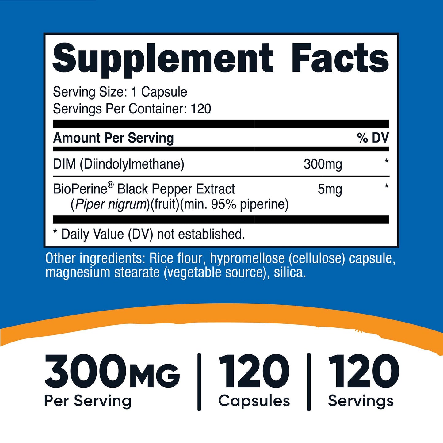 Dietary Supplement nutricost® 300 mg Strength Capsule 120 Per Bottle
