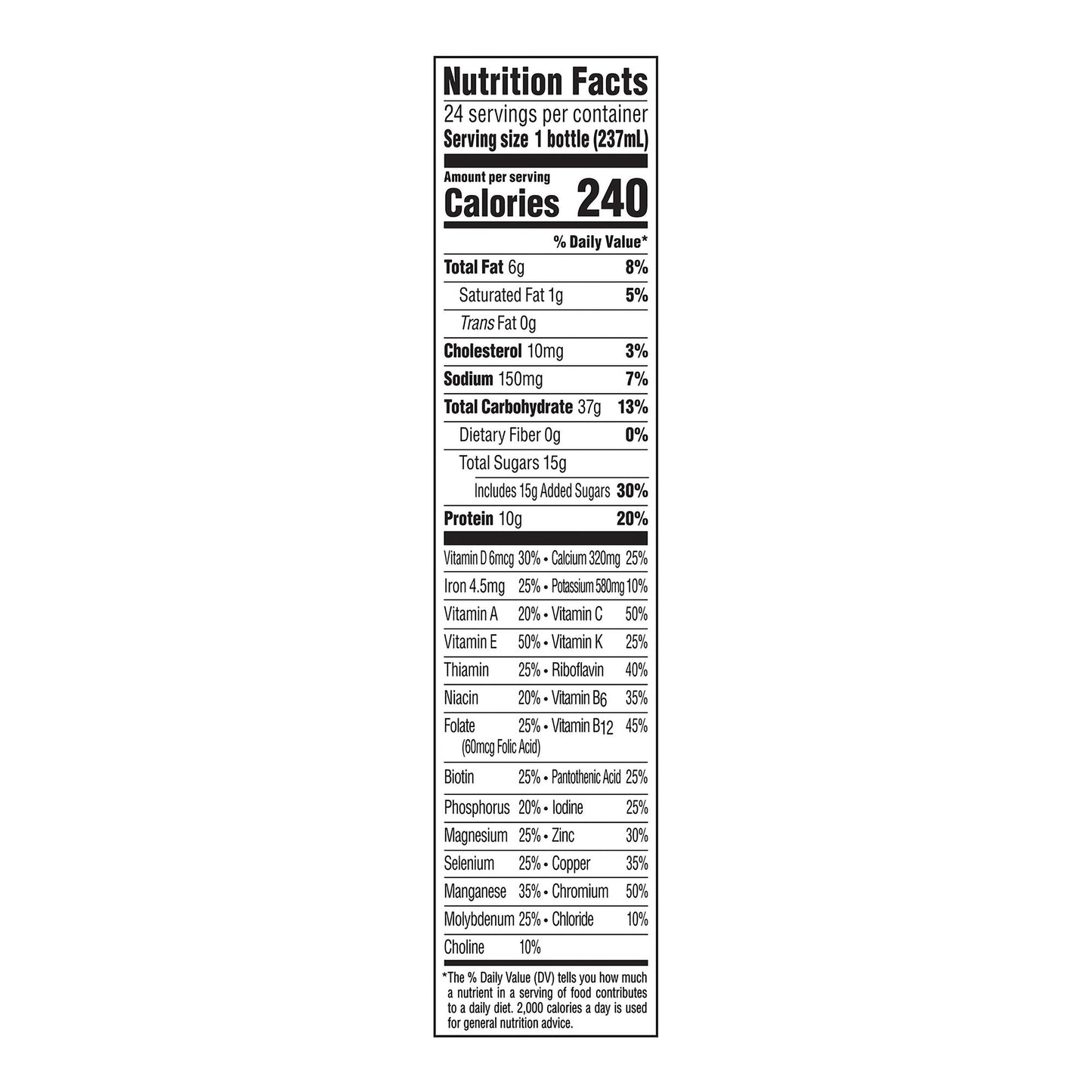 Boost® Original Chocolate Balanced Nutritional Drink, 8-ounce bottle