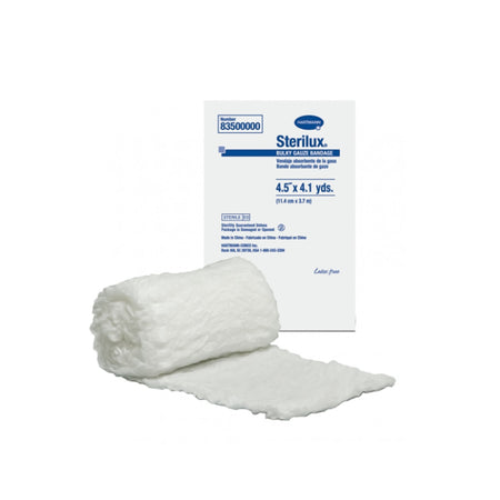 Hartmann 83500000 Sterilux Bulky Sterile Fluff Bandage Roll, 4-1/2 Inch x 4-1/10 Yard