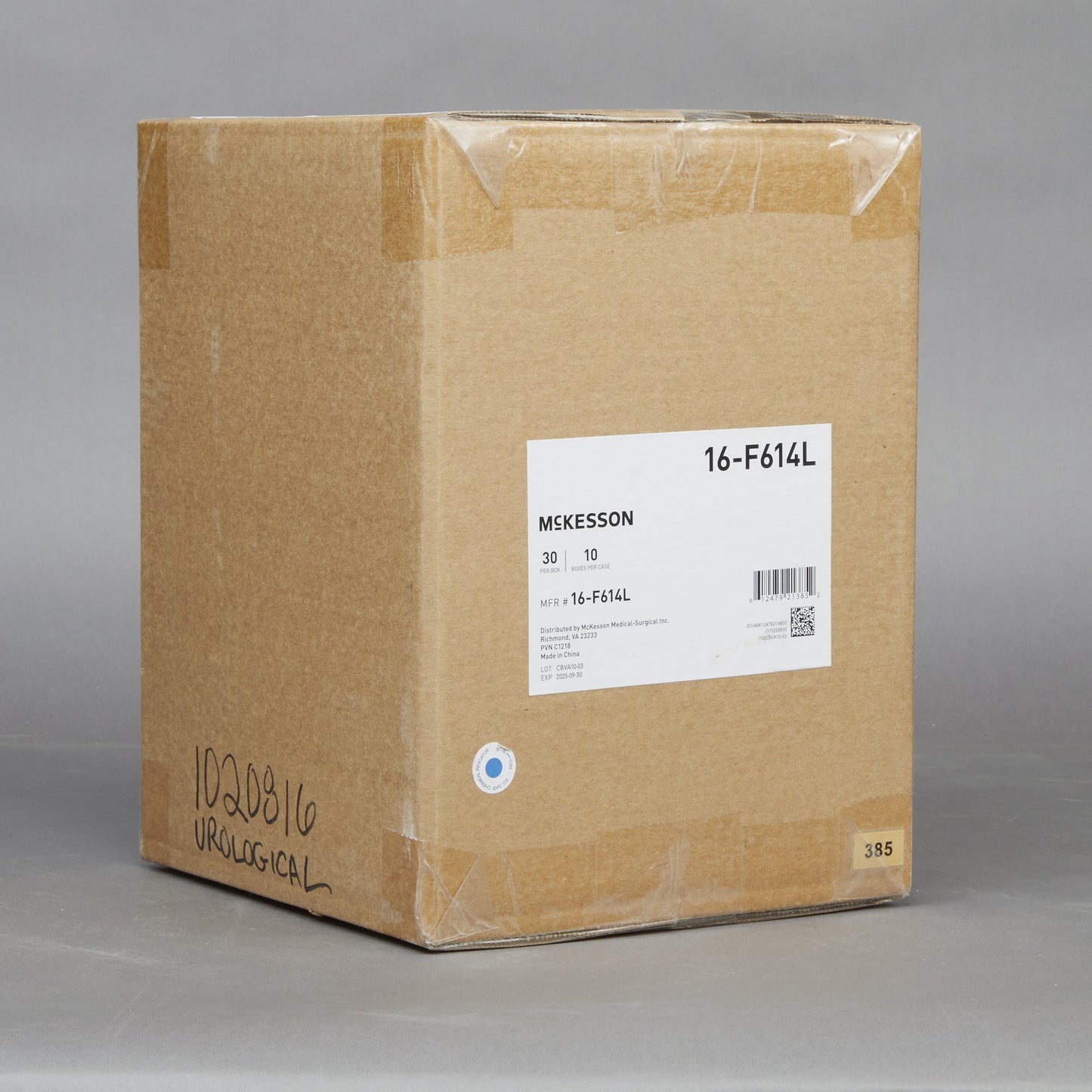 McKesson Female Urethral Catheter, 14 Fr, Luer Tip