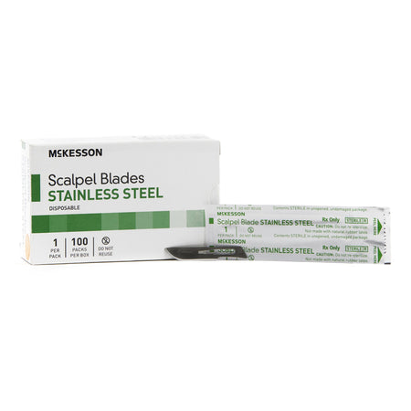 McKesson Stainless Steel Surgical Blade, Size 10