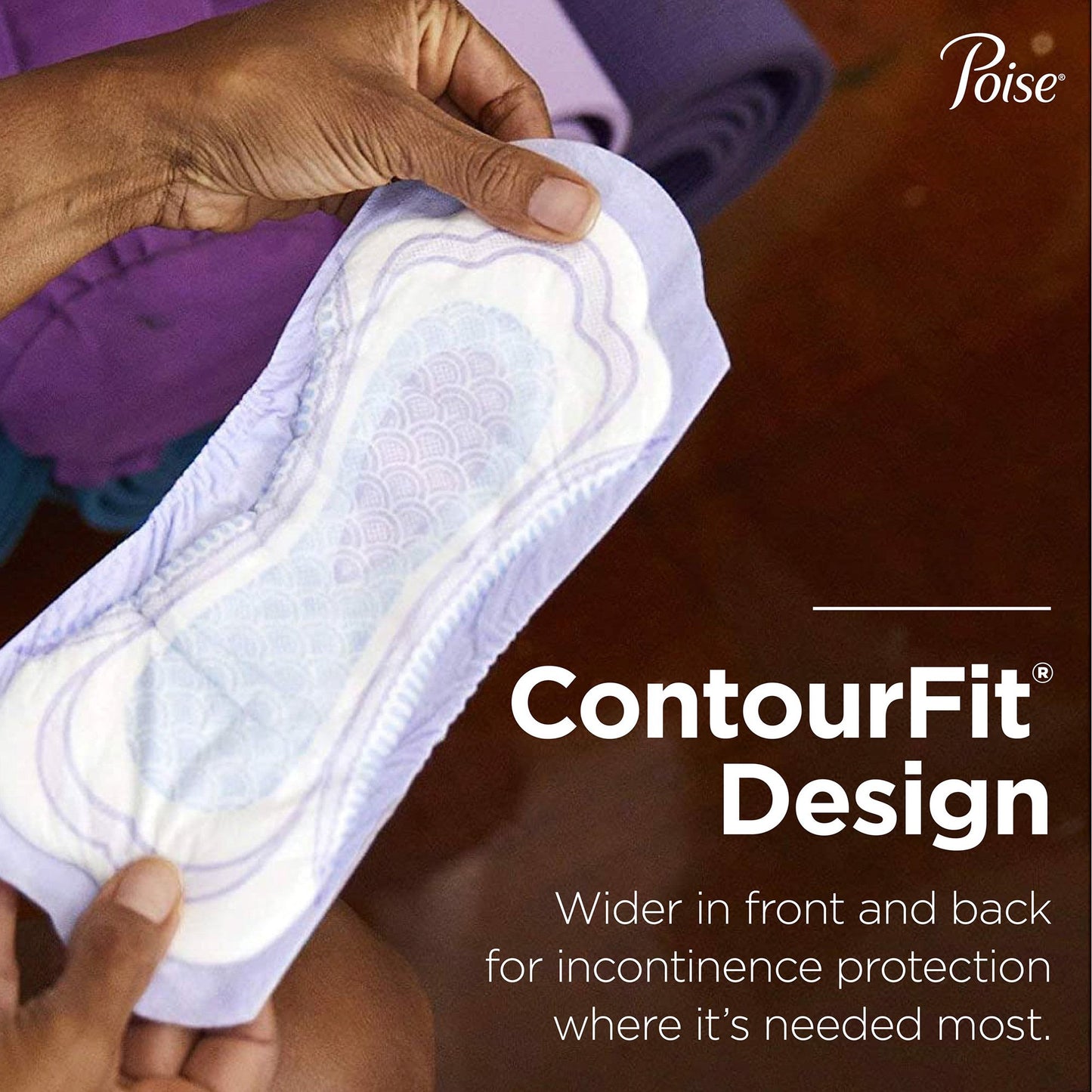 Poise® Bladder Control Pads, Adult Women, Moderate Absorbency, 12.2 Inches