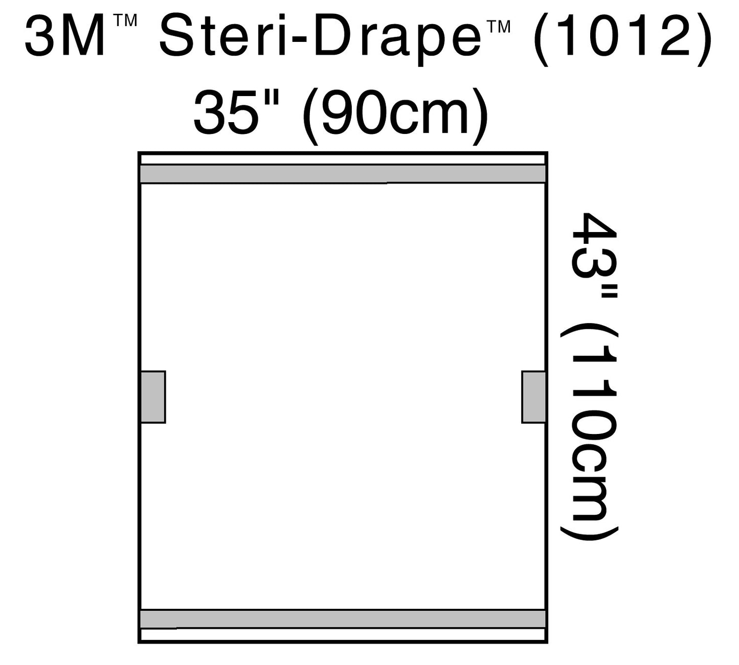 3M™ Steri-Drape™ Fluoroscope Cover, Sterile, Transparent Plastic, Disposable, 35 x 43 Inch