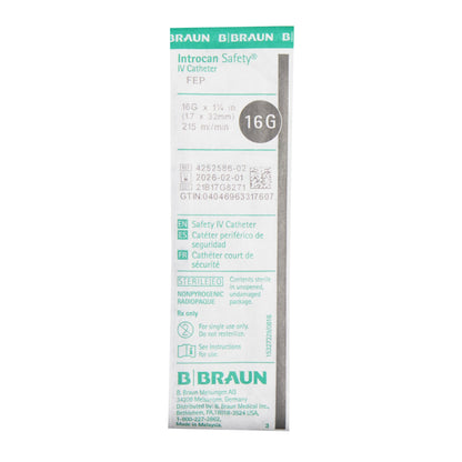 Introcan Safety® Peripheral IV Catheter
