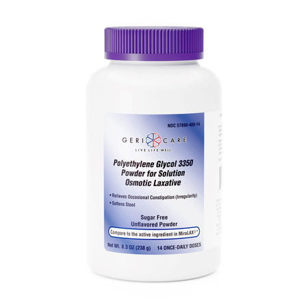 Geri-Care 489-14-GCP Polyethylene Glycol 3350 Laxative