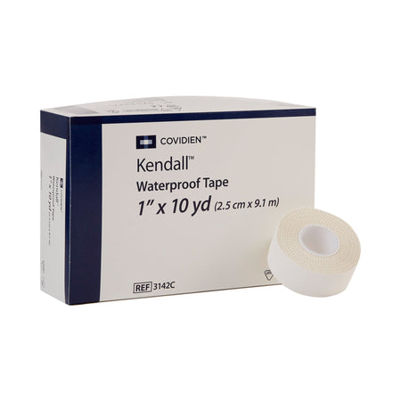 Cardinal 3142C Kendall Cloth Medical Tape, 1 Inch x 10 Yard, White