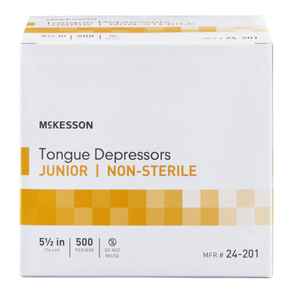 McKesson Tongue Depressor, Wide Blade, nonsterile, Junior