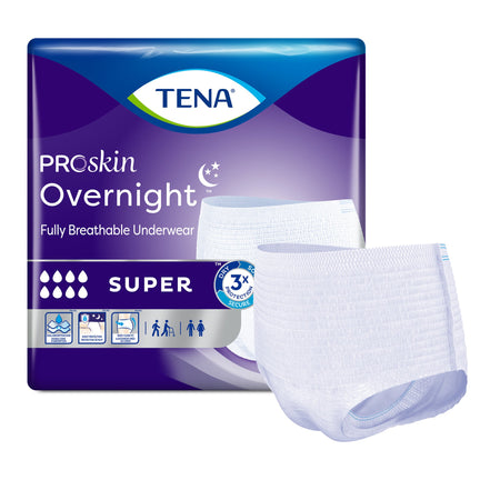 Essity 72427 Tena ProSkin Overnight Super Fully Breathable Underwear, Extra Large
