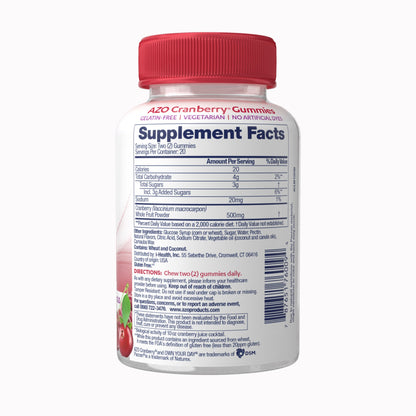 Dietary Supplement AZO® Gummy 40 per Bottle