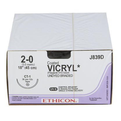 Coated Vicryl™ Suture with Needle
