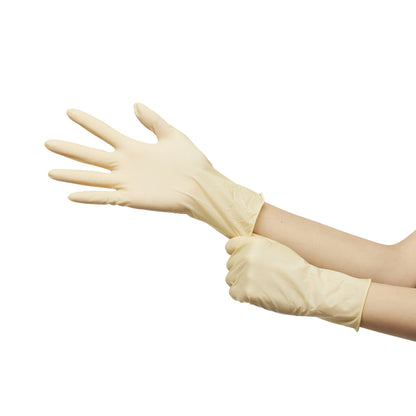 McKesson Confiderm® Latex Exam Glove, Small, Ivory