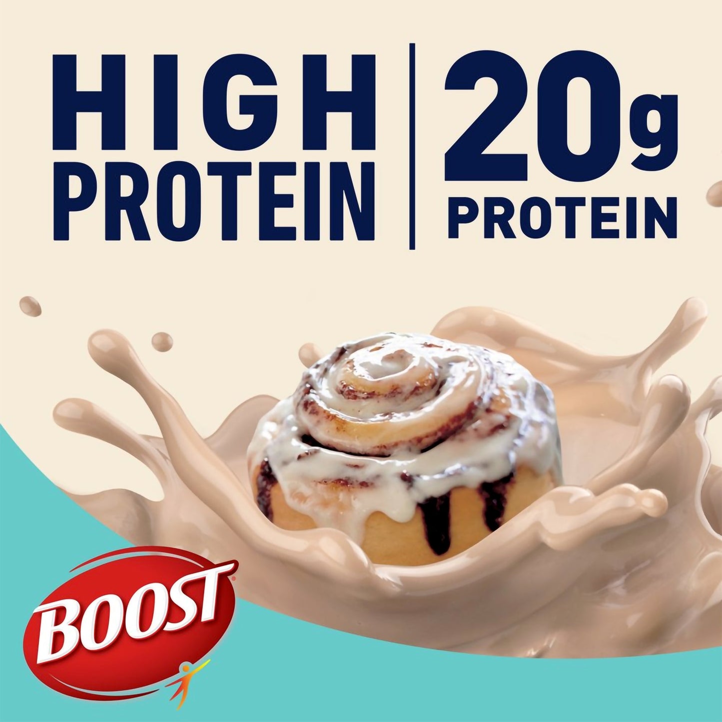 Boost® High Protein Cinnabon Complete Nutritional Drink, 8-ounce Bottle