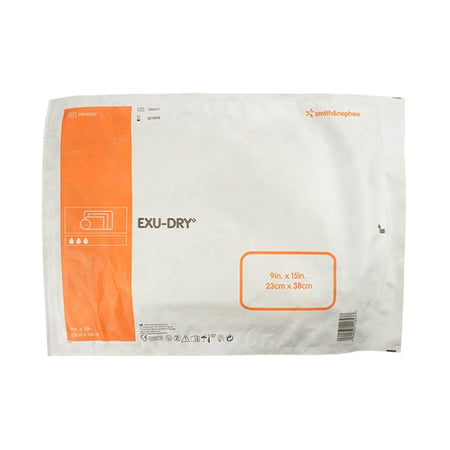 Smith & Nephew 5999009 Exu-Dry Anti-Shear Super Absorbent Dressing, 9 x 15 Inch
