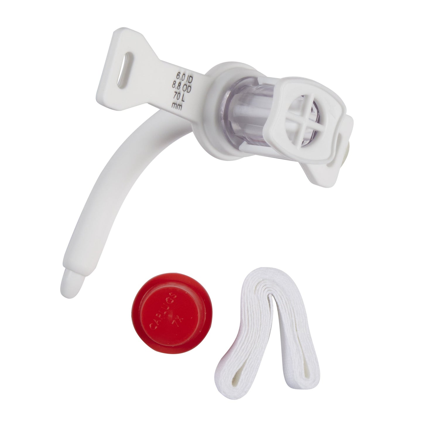 Bivona® Tracheostomy Tube, Uncuffed, Size 6.7