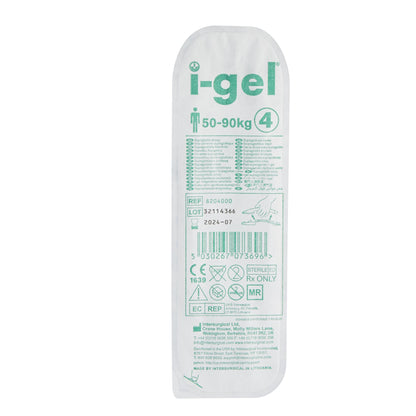 Supraglottic Airway I-gel® Size 4 Silicone Single Patient Use Sterile