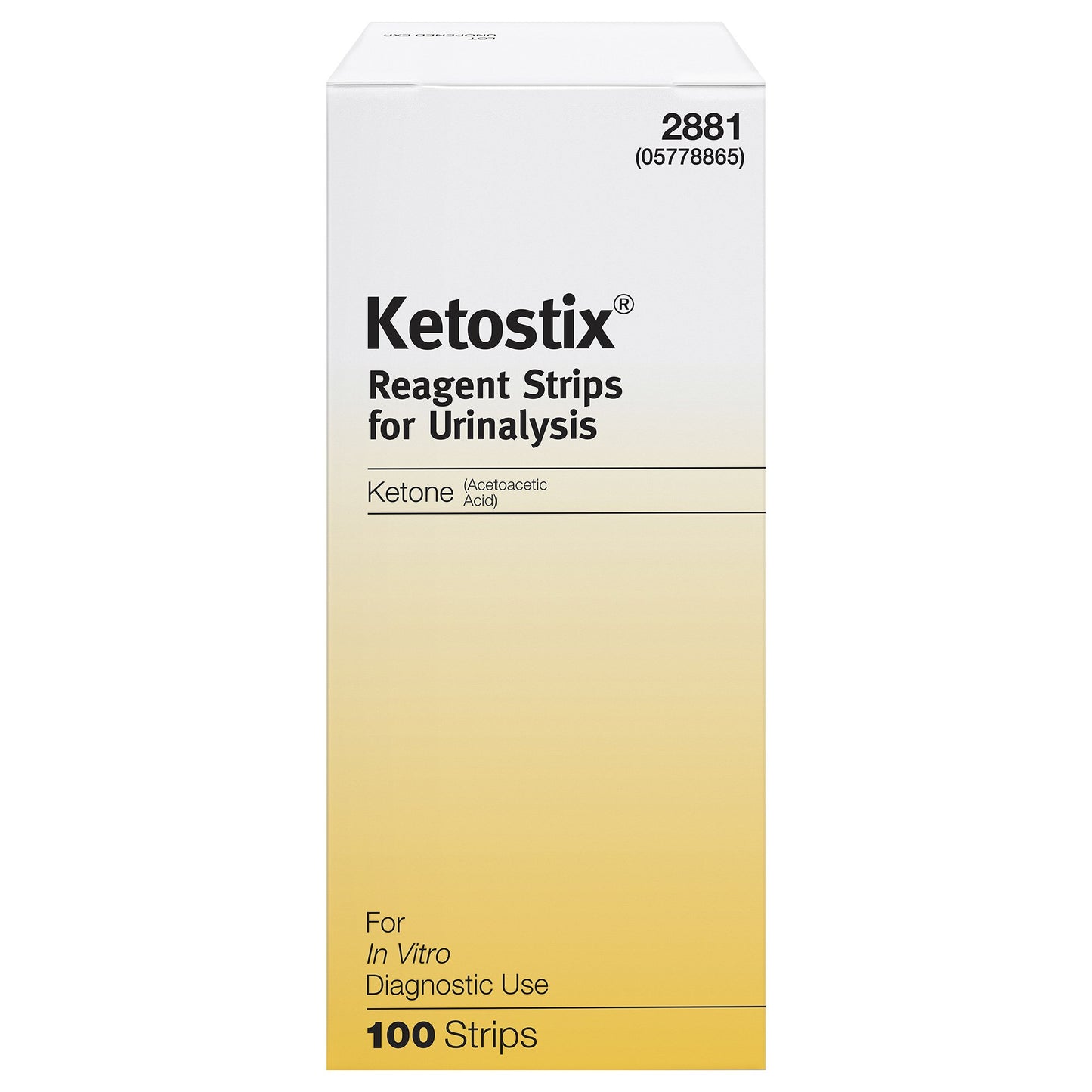 Ketostix® Urinalysis Reagent for Ketone test