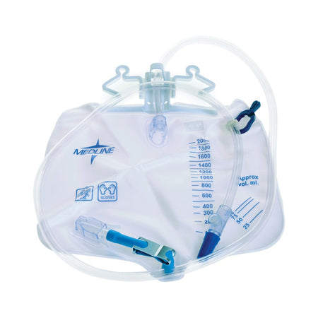 Medline DYND15203 Urinary Drain Bag With Metal Clamp