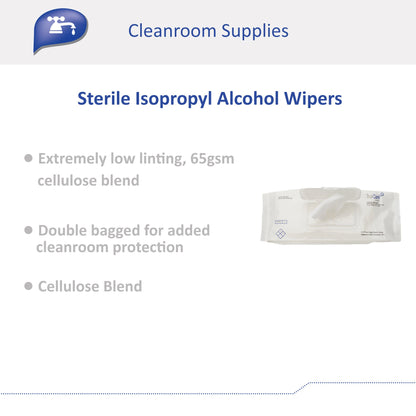 TrueCare Biomedix Sterile Isopropyl Alcohol Wipers