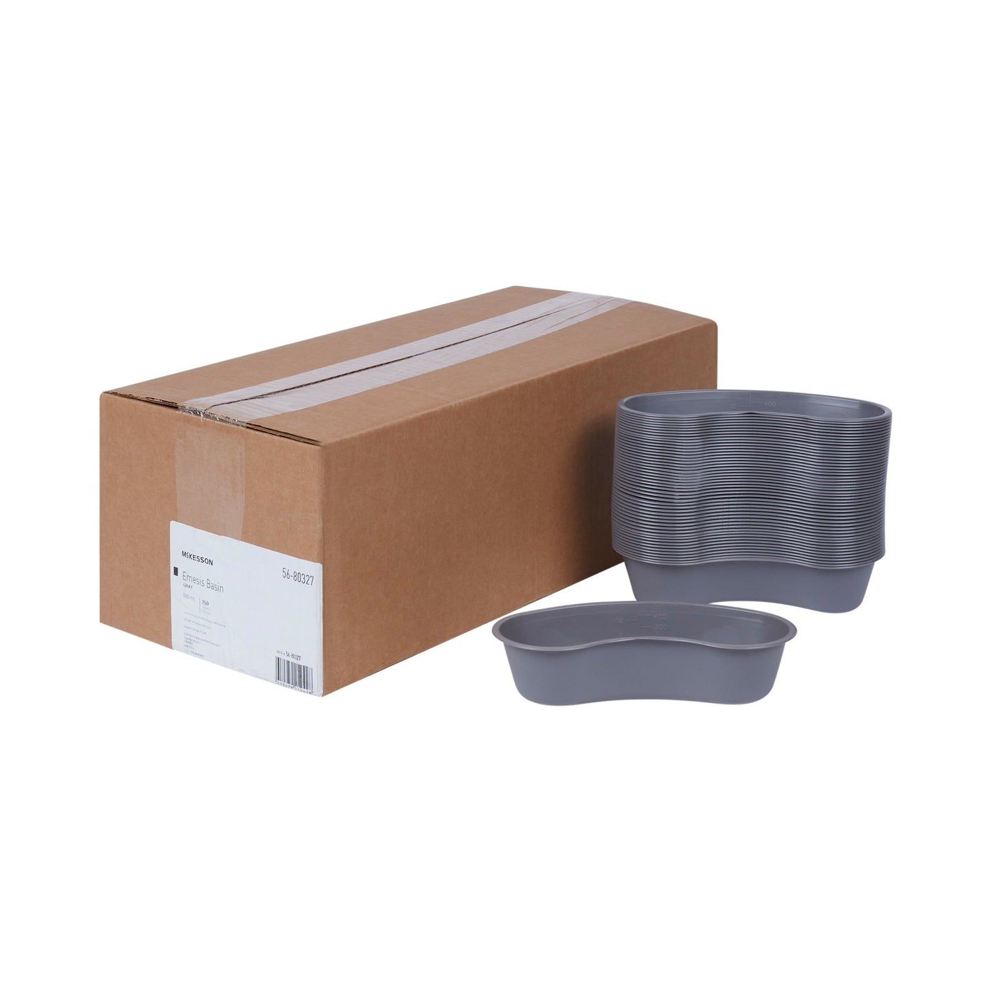 McKesson Emesis Basin, 500 mL Capacity, Graphite Color