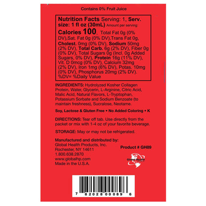 LiquaCel® Apple Concentrated Liquid Protein, Sugar Free, 1-ounce Packets