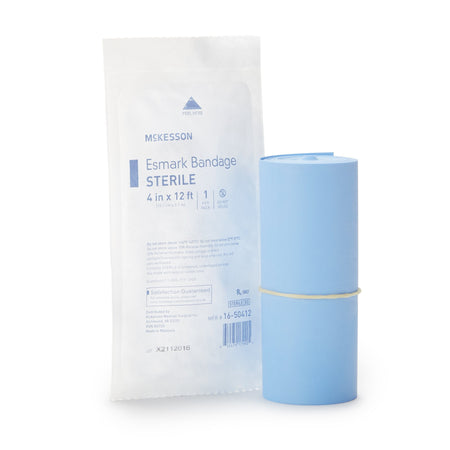 McKesson 372745 No Closure Esmark Compression Bandage, 4 Inch x 4 Yard