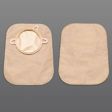 New Image™ 18753 Two-Piece Beige Ostomy Pouch, Pre-cut to Fit 57 mm Stomas, Red