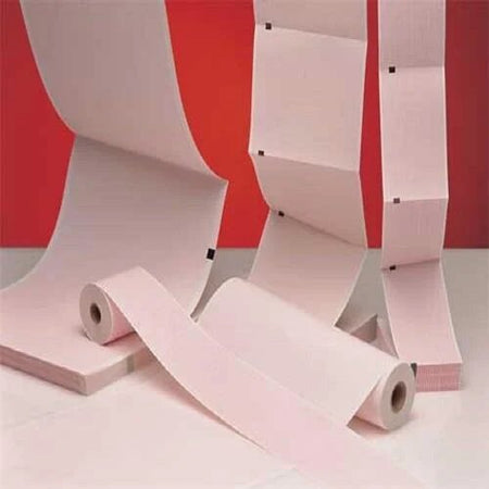 Quinton Diagnostic 15022001 Recording Paper, Thermal Paper, 8.5 x 11 Inch, Z-Fold, Array, 10/Case