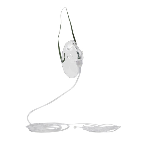 Medline 1190296 Oxygen Mask Elongated Style Adult Adjustable Head Strap