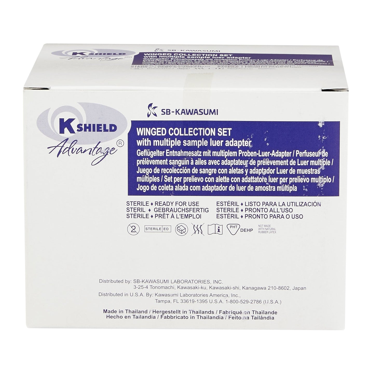 K-Shield® Advantage Blood Collection Set, 25 Gauge, ¾-inch needle length