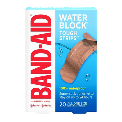 Waterproof Adhesive Strip Band-Aid® Water Block® Tough Strips™ Plastic Tan 1-3/4 X 4 Inch Sterile