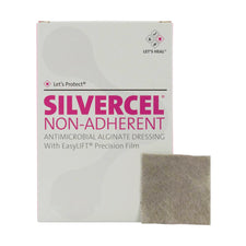 3M™ Silvercel™ Alginate Dressing with Silver, 4 x 8 Inch