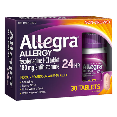 Chattem 41167412003 Allegra Fexofenadine HCl Allergy Relief