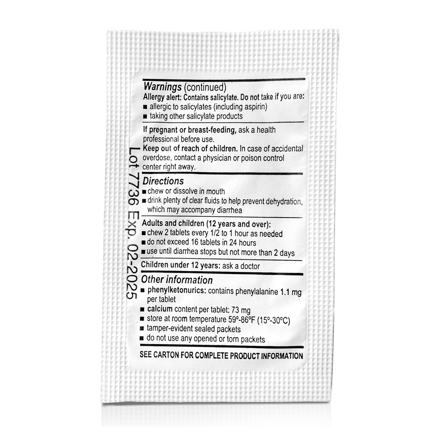 McKesson Bismuth Subsalicylate Anti-Diarrheal