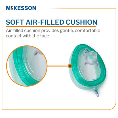 Anesthesia Mask McKesson Elongated Style Adult Large Hook Ring