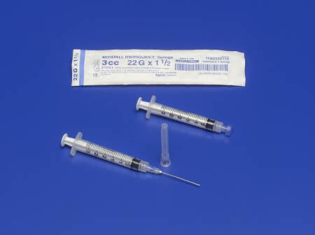 Cardinal 1180325114 Monoject Syringe with Hypodermic Needle