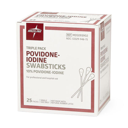 Impregnated Swabstick 10% Strength Povidone-Iodine Individual Packet NonSterile