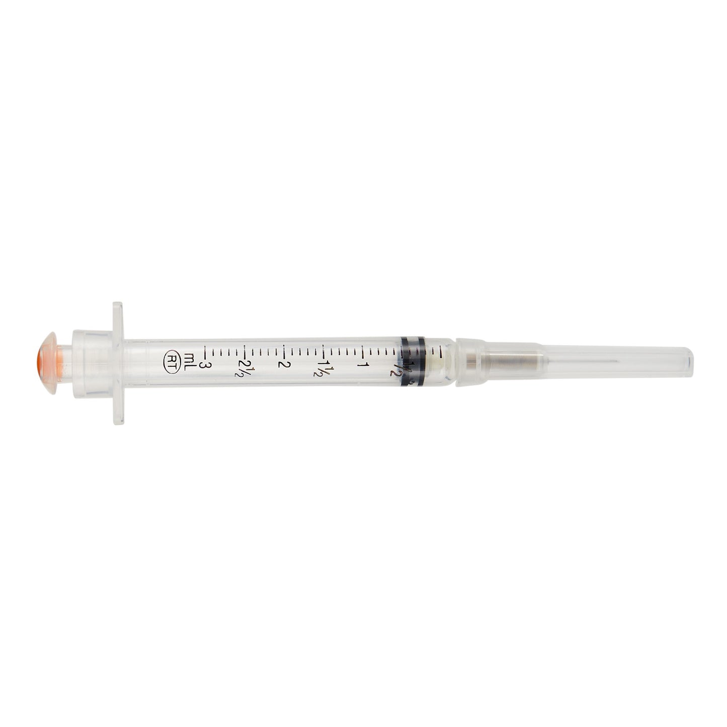 VanishPoint® 3 mL Syringe with Hypodermic Needle, 25 Gauge, 5/8 Inch