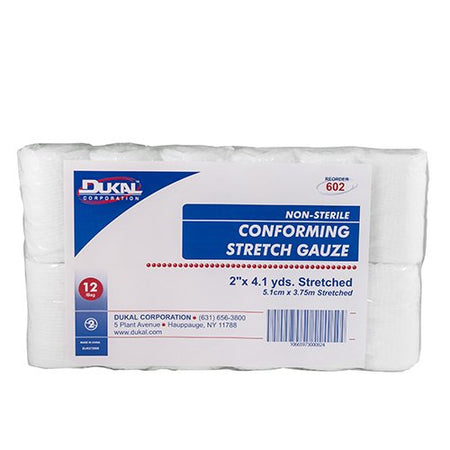 Dukal 602 Conforming Bandage, 2 Inch x 4-1/10 Yard