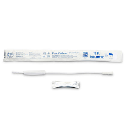 Cure Catheter™ Urethral Catheter, 12 Fr., Male, Straight