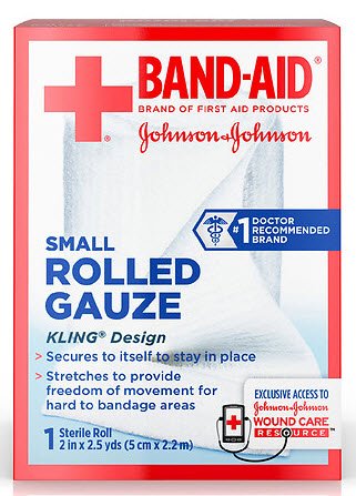 Johnson & Johnson 38137116137 Band-Aid Sterile Conforming Bandage, 2 Inch x 2-1/2 Yard