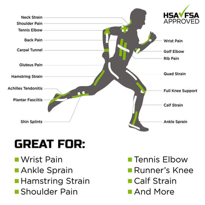 Green Drop Sports Tape, Infused Kinesiology Tape for Recovery