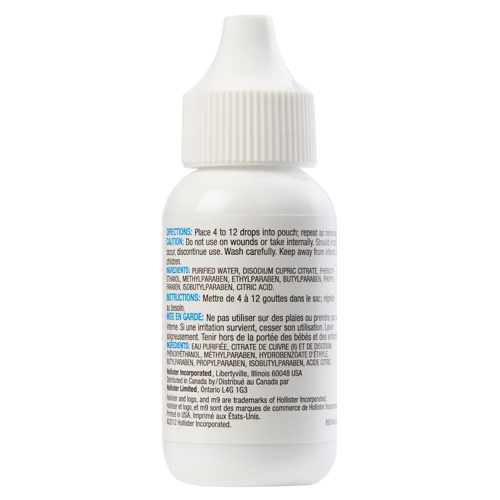 m9 Odor Eliminator Drops, 1 oz. Bottle, Unscented by Hollister product image - view 2