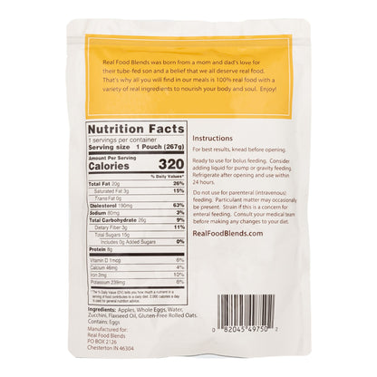 Real Food Blends™ Eggs, Apples & Oats Puree Food Blend for Tube Feeding, 9.4-oz.