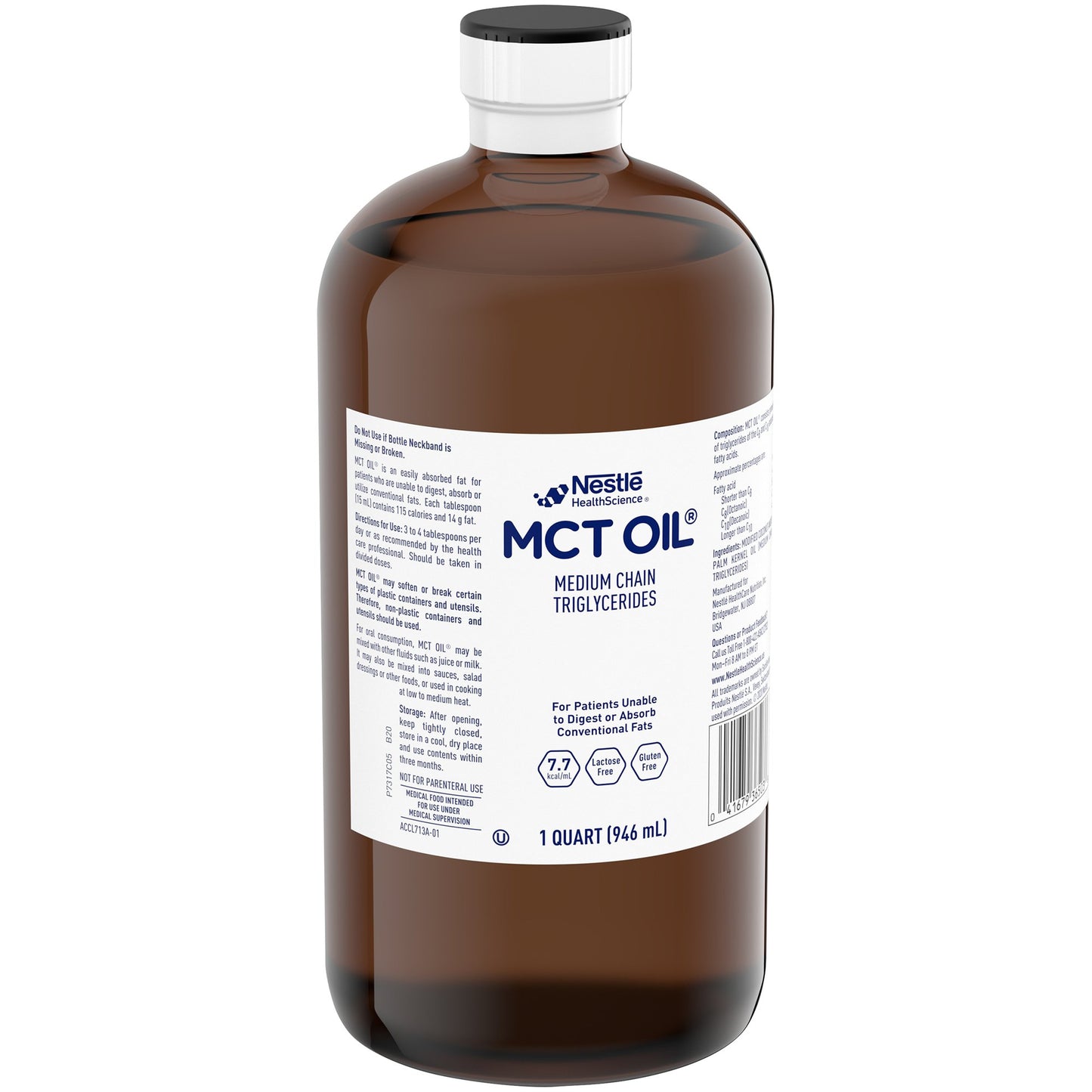 MCT Oil® Medium Chain Triglycerides, 1-quart Bottle