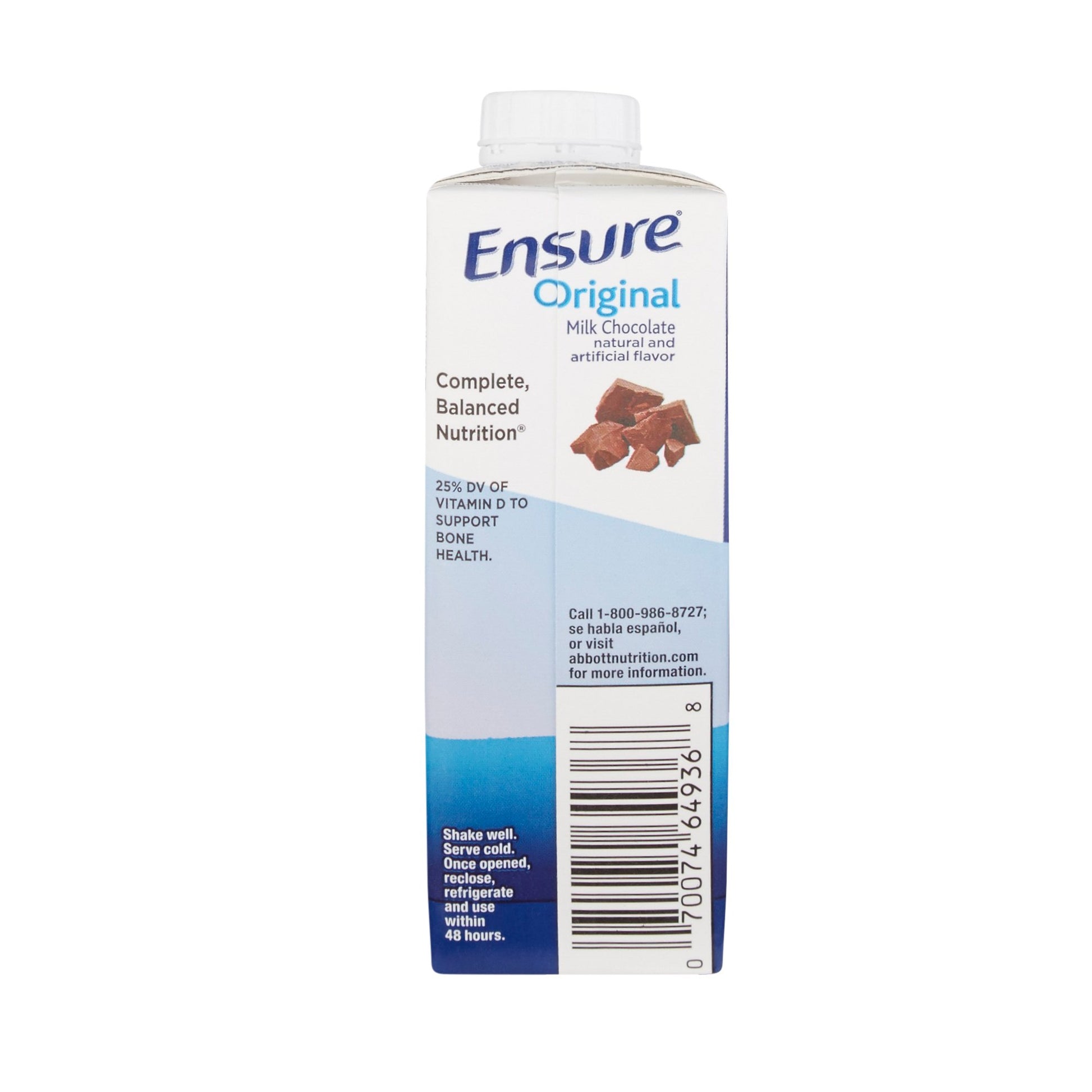 Abbott 64937 Ensure Original Therapeutic Nutrition Shake, Milk Chocolate, 8 oz carton, Tucson inventory.