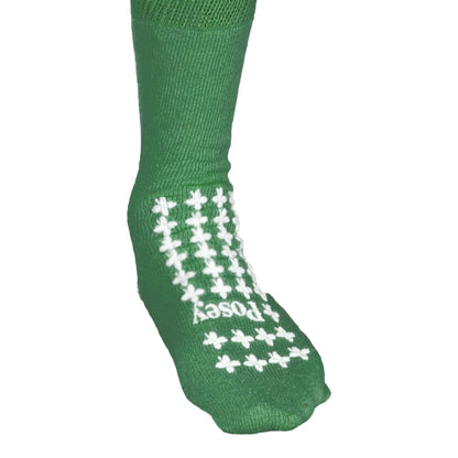 Posey® Fall Management Slipper Socks Standard Green